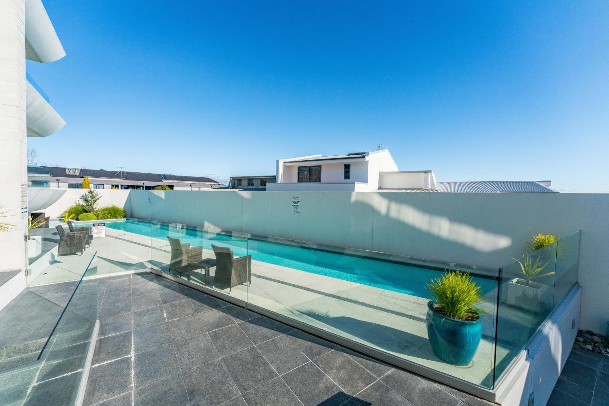 الشقق الفندقية Sacred Waters تاوبو المظهر الخارجي الصورة Rooftop pool